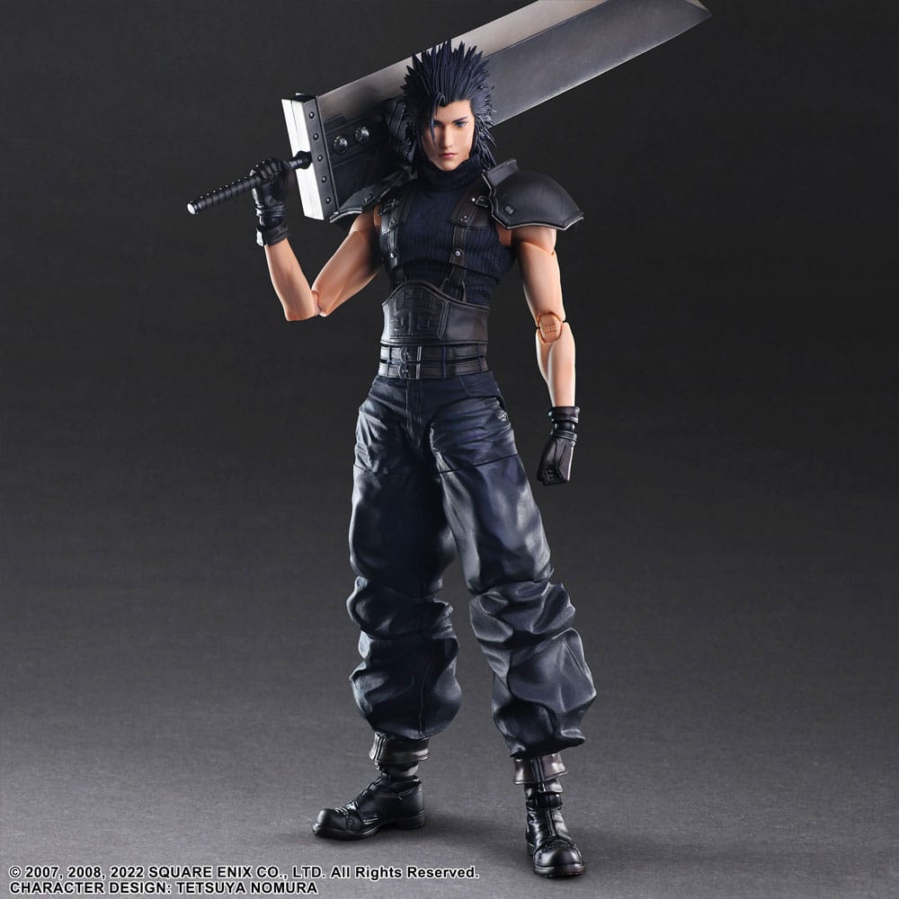 Final Fantasy VII Crisis Core Reunion Play Arts Kai Action Figure Zack Fair Soldier 1St Class 27 cm 4988601365604