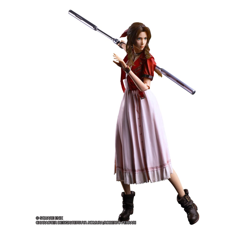 Final Fantasy VII Rebirth Play Kai Arts Action Figure Aerith Gainsborough 24 cm 4988601380515