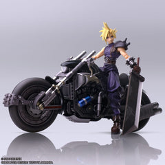 Final Fantasy VII Bring Arts Action Figure and vehicle Cloud Strife & Hardy-Daytona 15 cm 4988601371414