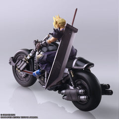 Final Fantasy VII Bring Arts Action Figure and vehicle Cloud Strife & Hardy-Daytona 15 cm 4988601371414