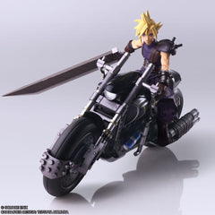 Final Fantasy VII Bring Arts Action Figure and vehicle Cloud Strife & Hardy-Daytona 15 cm 4988601371414