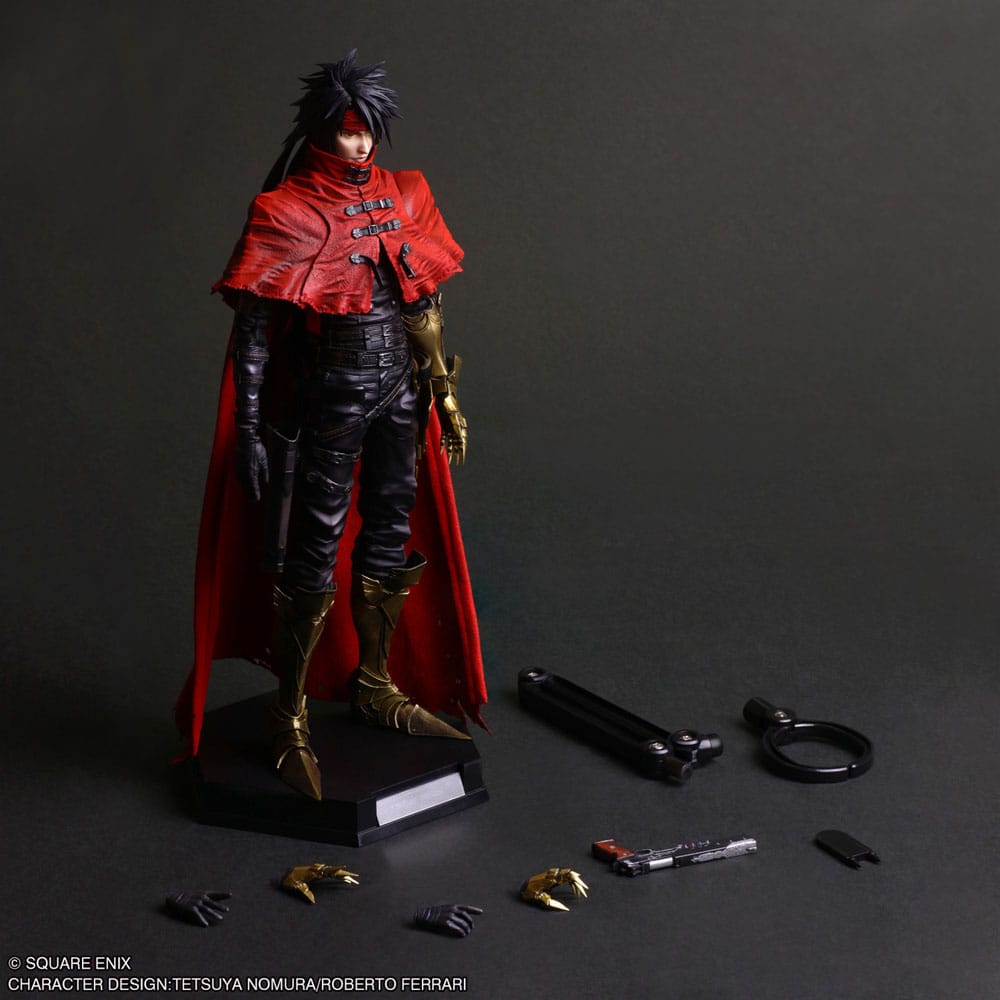 Final Fantasy VII Rebirth Play Arts Kai Action Figure Vincent Valentine 28 cm 4988601377706