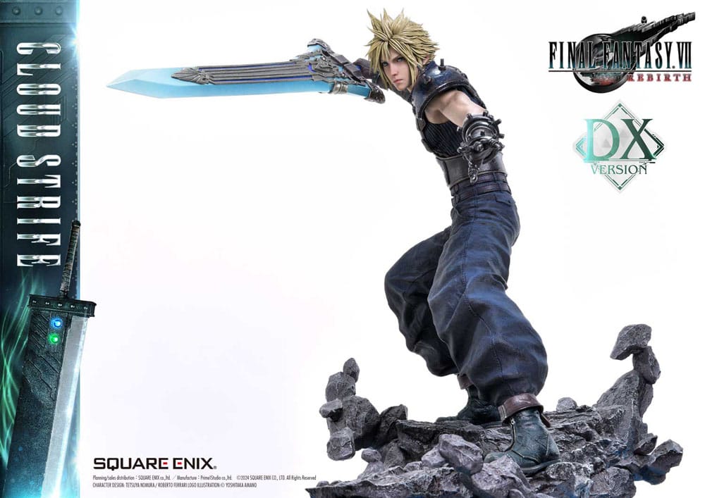 Final Fantasy VII Rebirth Statue 1/4 Cloud Strife Deluxe Ver. 68 cm 4988601387897