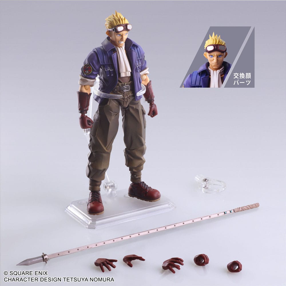 Final Fantasy VII Bring Arts Action Figure Cid Highwind 15 cm 4988601374736