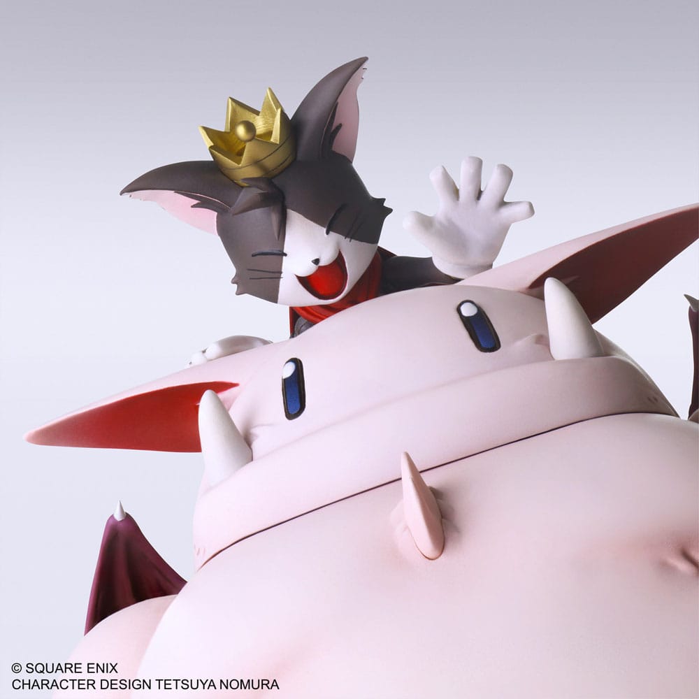 Final Fantasy VII Bring Arts Action Figure Set Cait Sith & Fat Moogle 4988601373234