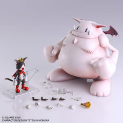 Final Fantasy VII Bring Arts Action Figure Set Cait Sith & Fat Moogle 4988601373234