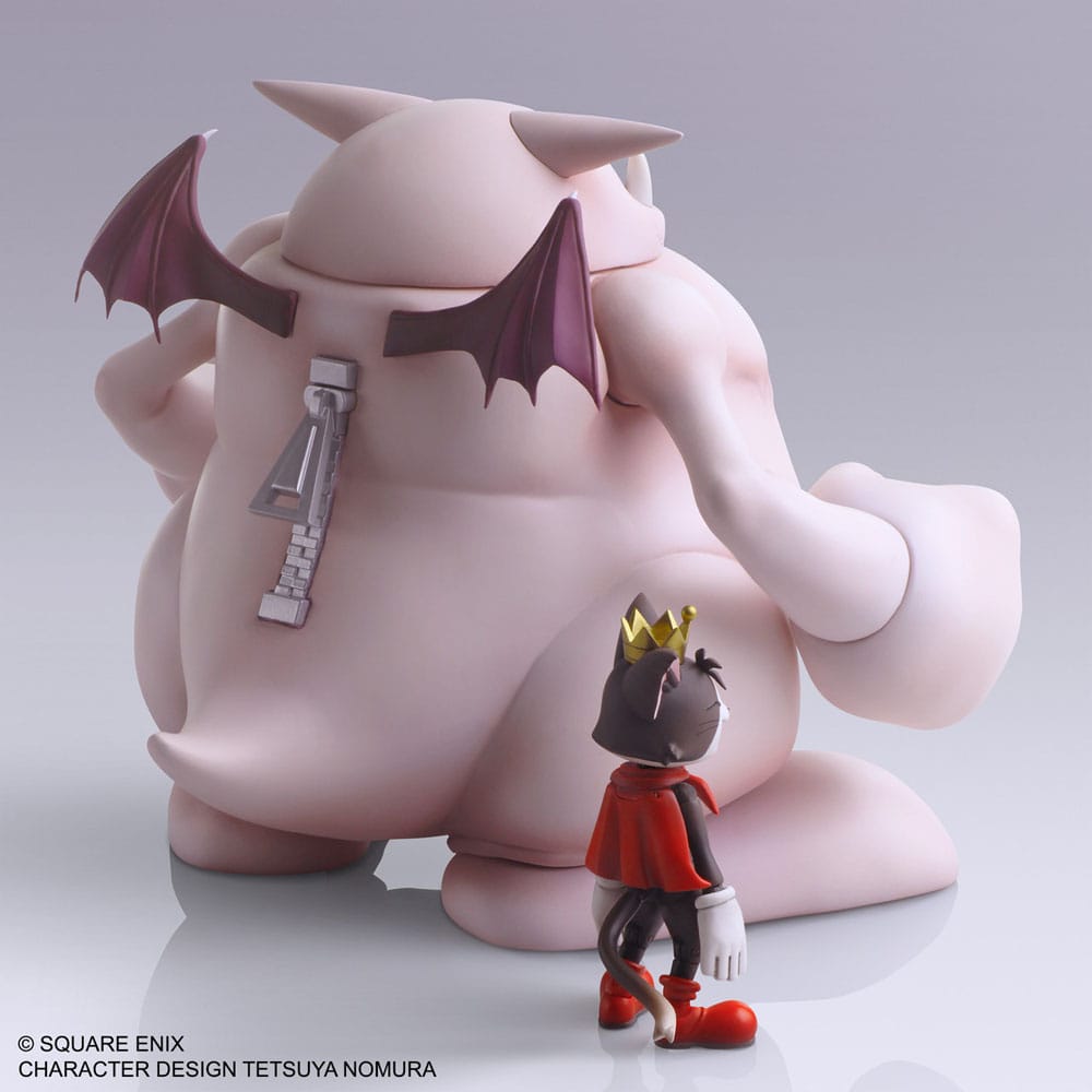 Final Fantasy VII Bring Arts Action Figure Set Cait Sith & Fat Moogle 4988601373234