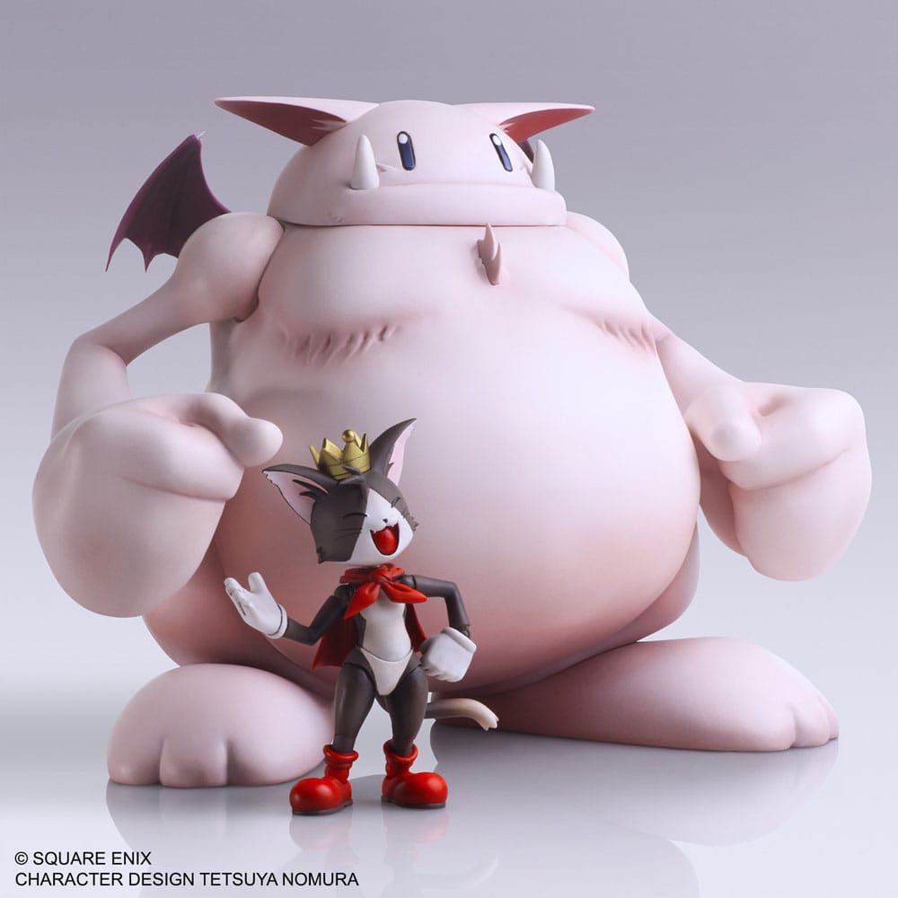 Final Fantasy VII Bring Arts Action Figure Set Cait Sith & Fat Moogle 4988601373234