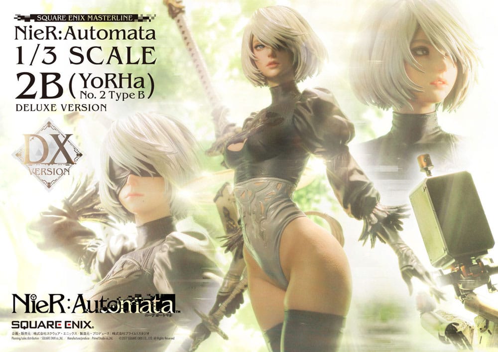 NieR Automata Statue 1/3 2B (YorHa No. 2 Type B) Deluxe Version 95 cm 4988601372343