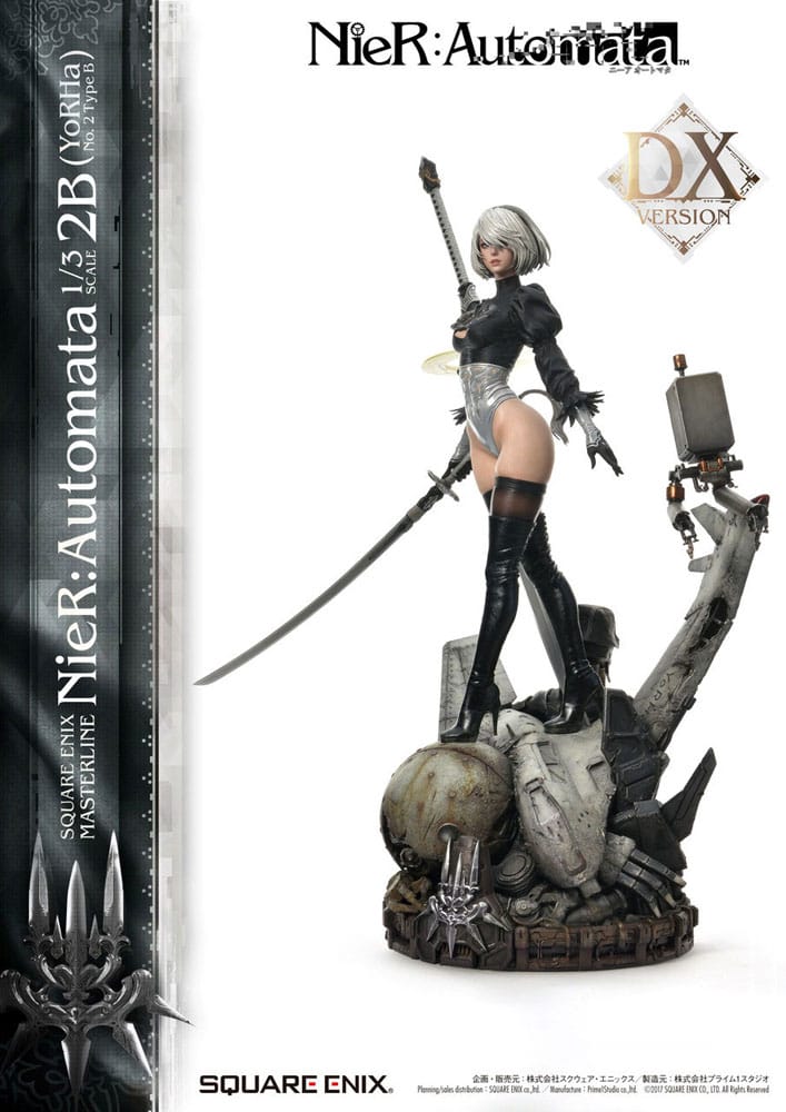 NieR Automata Statue 1/3 2B (YorHa No. 2 Type B) Deluxe Version 95 cm 4988601372343