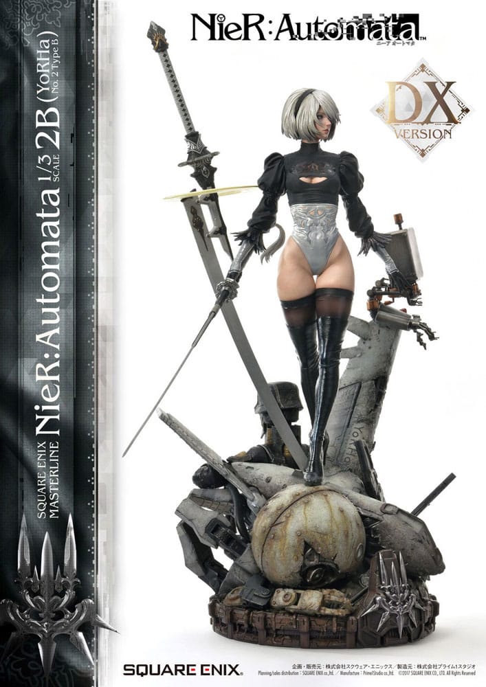 NieR Automata Statue 1/3 2B (YorHa No. 2 Type B) Deluxe Version 95 cm 4988601372343