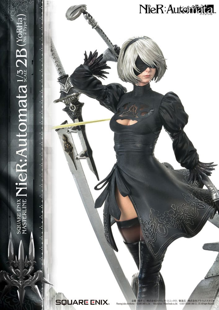 NieR Automata Statue 1/3 2B (YorHa No. 2 Type B) 95 cm 4988601372312