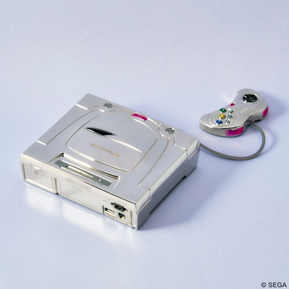 Sega Hardware Series Bright Arts Gallery Diecast Mini Figure Sega Saturn White 4988601378529