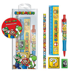 Super Mario 5-Piece Stationery Set 5051265734303