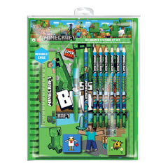 Minecraft 12-Piece Stationery Set A4 Bumper 5407009691249