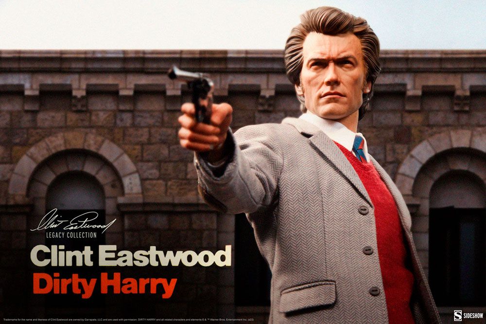 Dirty Harry Clint Eastwood Legacy Collection Action Figure 1/6 Harry Callahan 30 cm 0747720251373