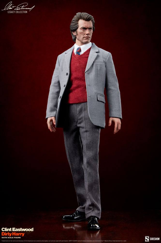 Dirty Harry Clint Eastwood Legacy Collection Action Figure 1/6 Harry Callahan 30 cm 0747720251373