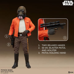 Star Wars Scum & Villainy Action Figure 1/6 Ponda Baba 30 cm 0747720265394