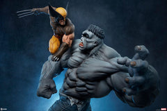 Marvel Statue Grey Hulk vs Wolverine 58 cm 0747720240292