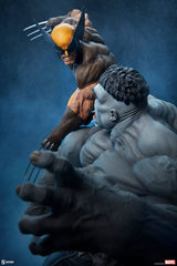 Marvel Statue Grey Hulk vs Wolverine 58 cm 0747720240292