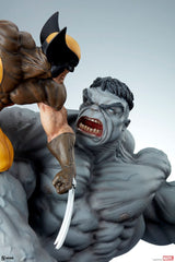 Marvel Statue Grey Hulk vs Wolverine 58 cm 0747720240292