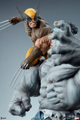 Marvel Statue Grey Hulk vs Wolverine 58 cm 0747720240292