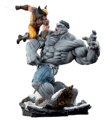 Marvel Statue Grey Hulk vs Wolverine 58 cm 0747720240292