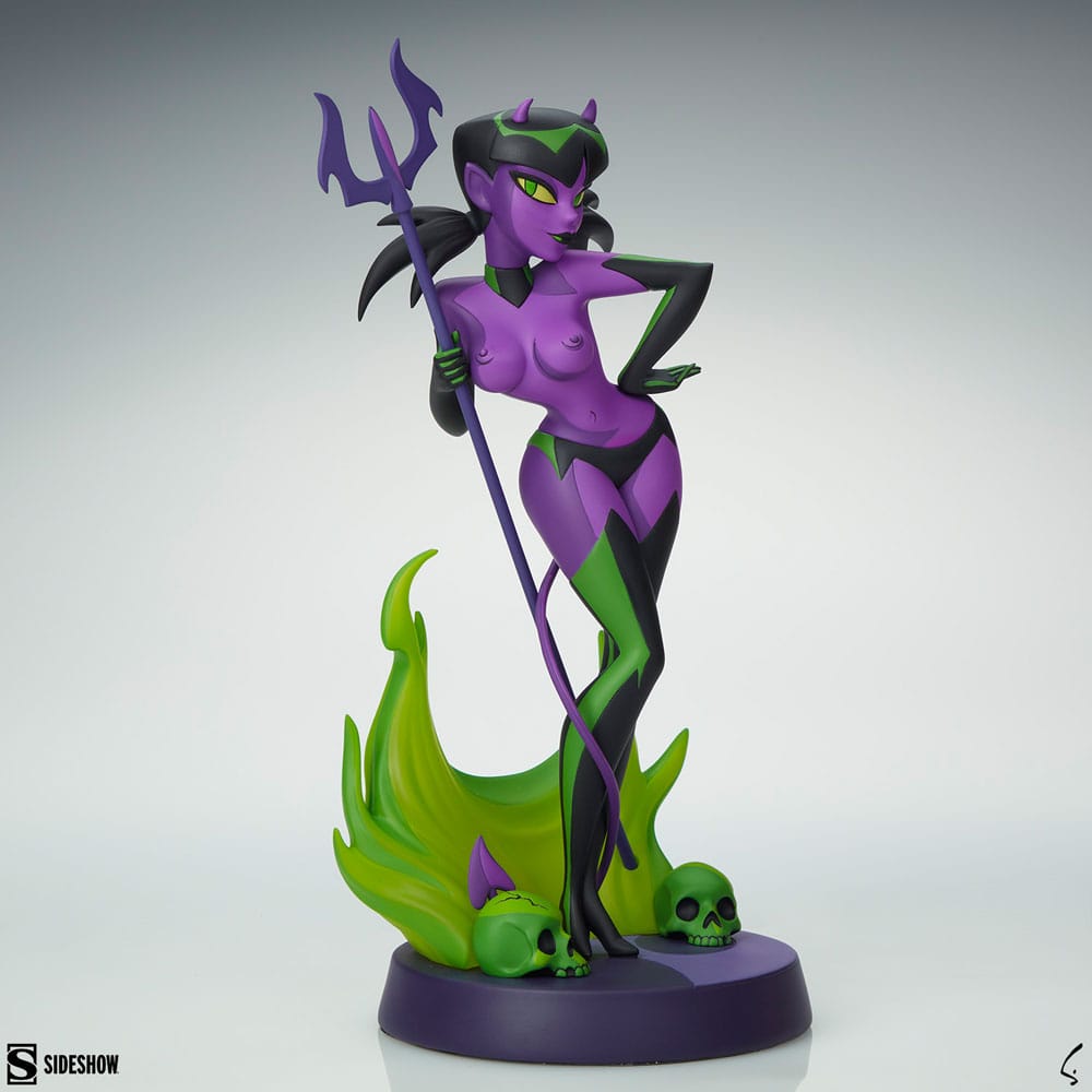 Original Artist Series Statue Devil Girl (Purple and Green Variant) 30 cm 0747720277601