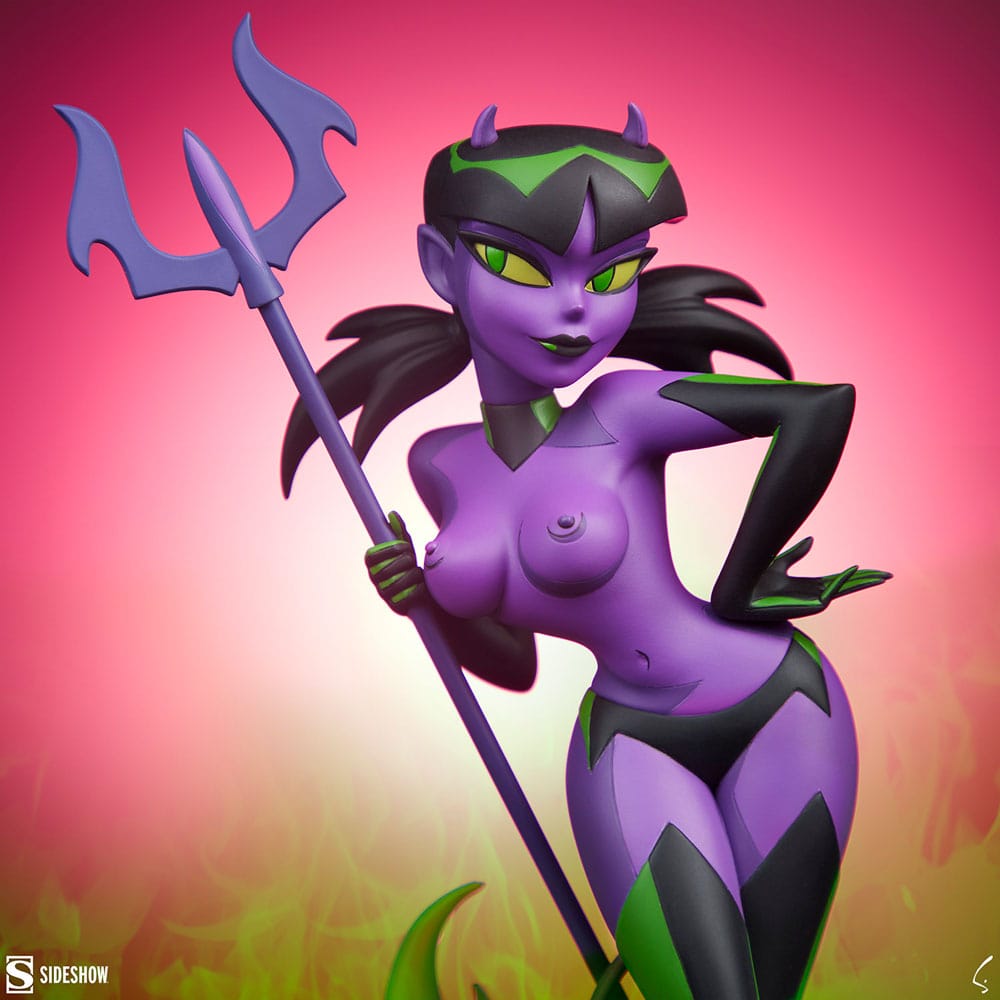 Original Artist Series Statue Devil Girl (Purple and Green Variant) 30 cm 0747720277601