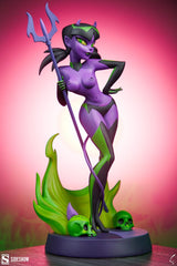 Original Artist Series Statue Devil Girl (Purple and Green Variant) 30 cm 0747720277601