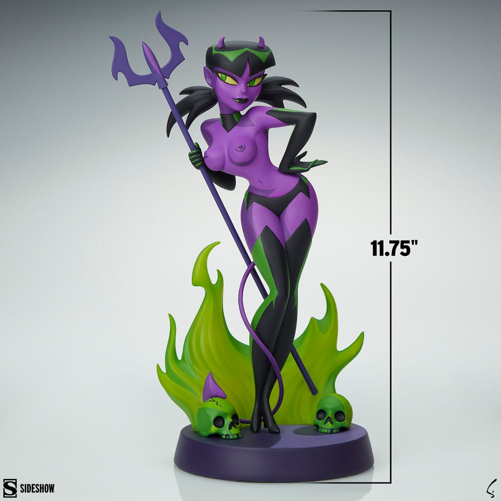 Original Artist Series Statue Devil Girl (Purple and Green Variant) 30 cm 0747720277601