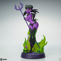 Original Artist Series Statue Devil Girl (Purple and Green Variant) 30 cm 0747720277601