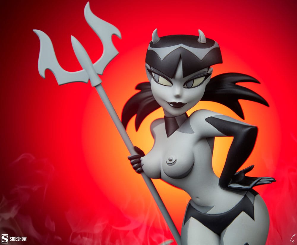 Original Artist Series Statue Devil Girl (Black and White Variant) 30 cm 0747720277618