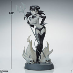 Original Artist Series Statue Devil Girl (Black and White Variant) 30 cm 0747720277618