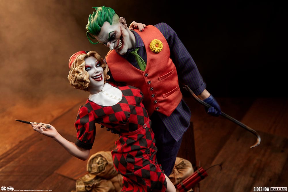 DC Comics Mythos Statue 1/5 The Joker and Harley Quinn: Lawless Love 41 cm 0747720264717