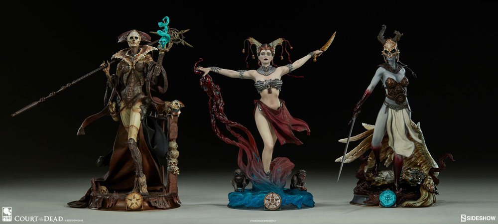 Court of the Dead PVC Statue Xiall - Osteomancers Vision 33 cm 0747720234758