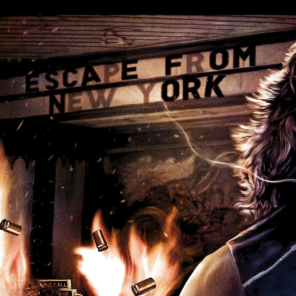 Escape from New York Art Print Snake Plissken 46 x 61 cm - unframed 0747720268555