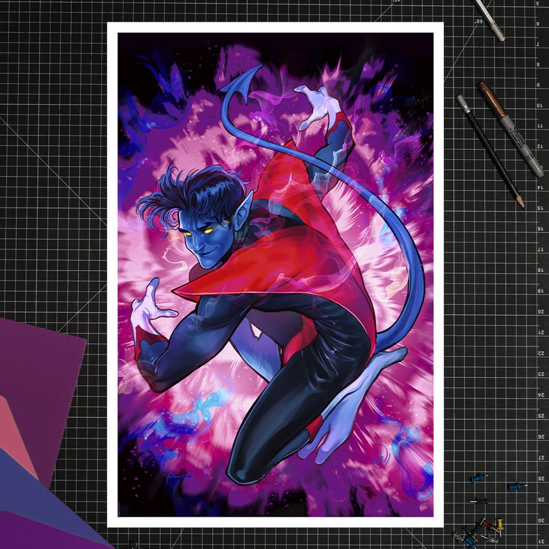 Marvel Art Print Nightcrawler 41 x 61 cm - unframed 0747720267688