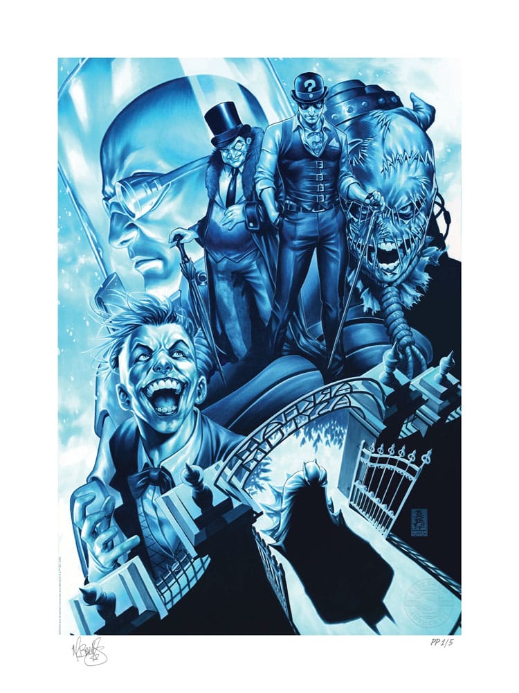 DC Comics Art Print The Gates of Arkham 46 x 61 cm - unframed 0747720269569