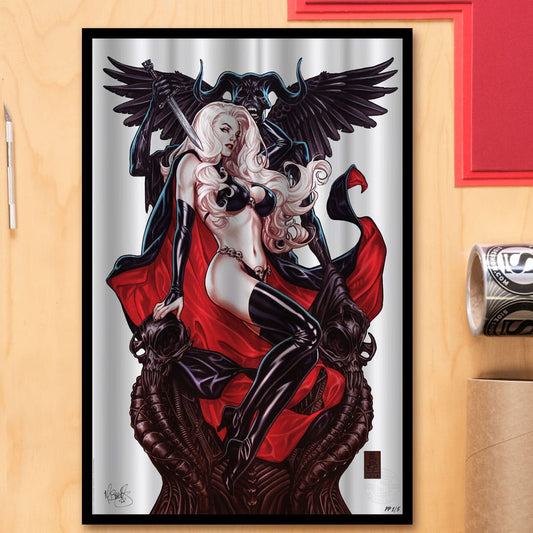 Lady Death Art Print Blasphemy Anthem 41 x 61 cm - unframed 0747720269194