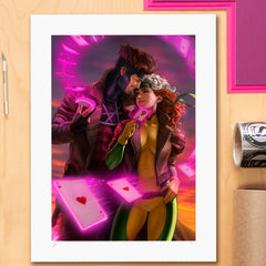 Marvel Art Print Rogue & Gambit 46 x 61 cm - unframed 0747720268715