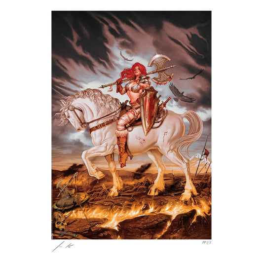 Dynamite Entertainment Art Print Red Sonja: World on Fire 46 x 61 cm - unframed 0747720268401