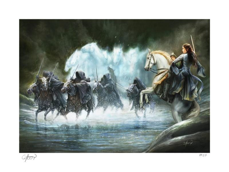 Lord of the Rings Art Print Flight to the Ford 61 x 46 cm - unframed 0747720270589