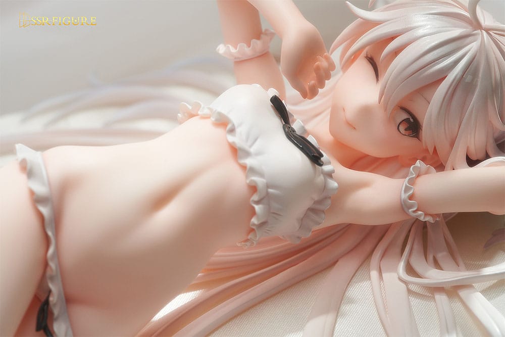 Original Character PVC Statue 1/7 Wakening White Haired-Chan Illustration by Hayashi Kewi 11 cm 6977459540019