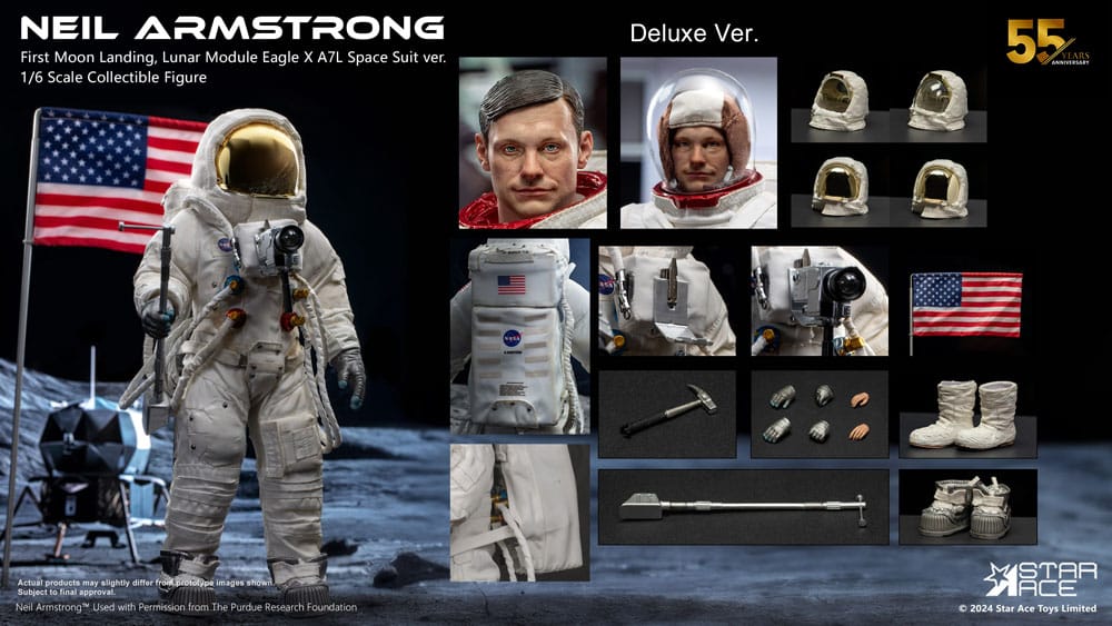 Neil Armstrong Action Figure 1/6 Neil Armstrong Deluxe Version 30 cm 4897057881425