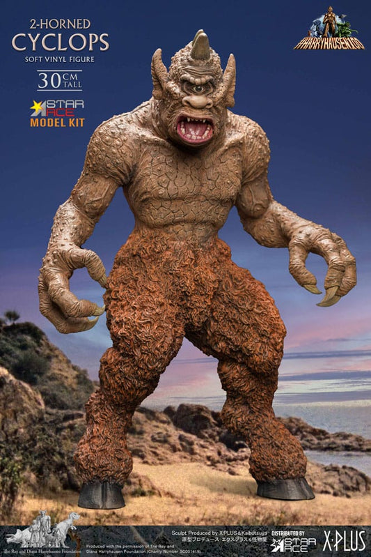 The 7th Voyage of Sinbad Soft Vinyl Model Kit Ray Harryhausens 2-horned Cyclops 30 cm 4897057883092