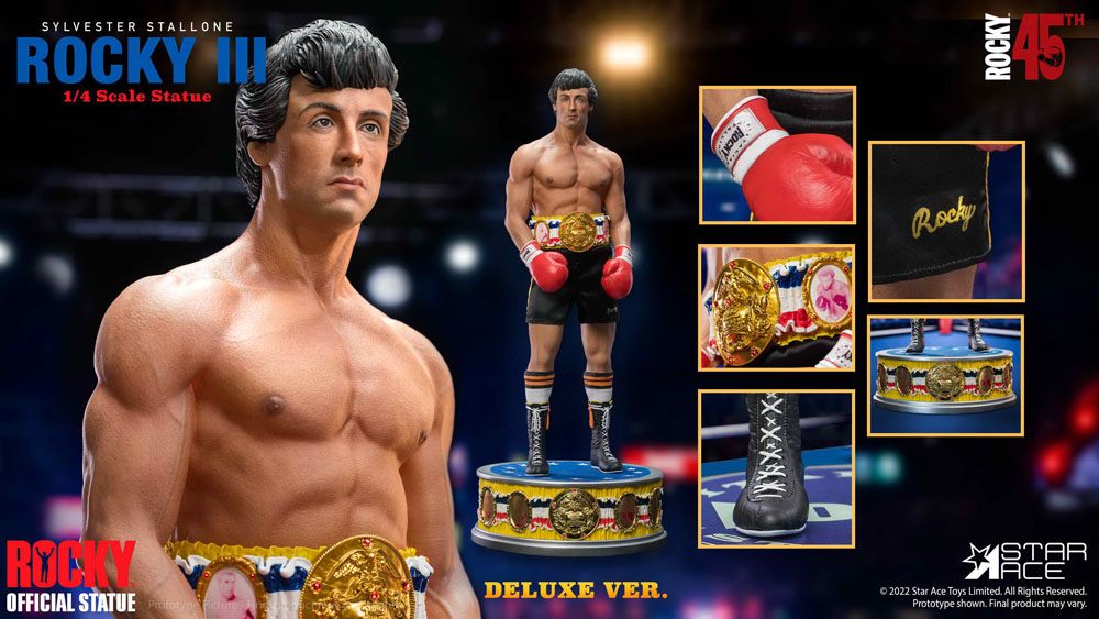 Rocky III Statue 1/4 Rocky Balboa Deluxe Ver. 46 cm 4897057884099