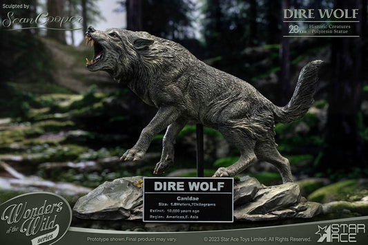 Wonders of the Wild Series Statue Dire Wolf 28 cm 4897057885362