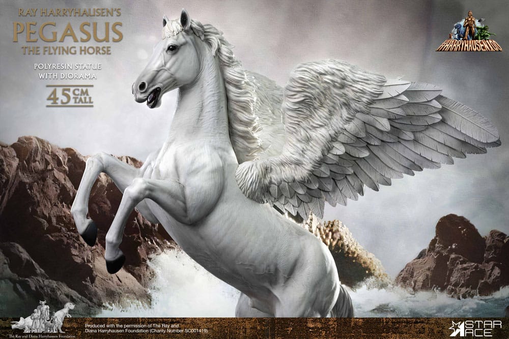 Ray Harryhausen Statue Pegasus: The Flying Horse 2.0 Deluxe Version 45 cm 4897057884228