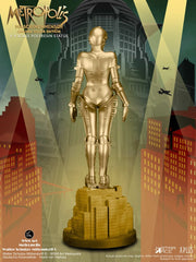 Metropolis Statue 1/4 Maschinenmensch Metallic Gold 40 cm 4897057884242